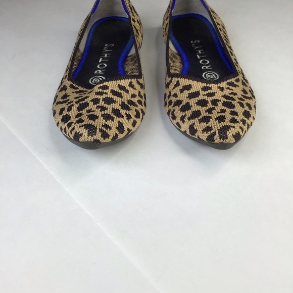 Rothy’s The Point Flats in Cheetah Print Size 7. - Picture 3 of 10